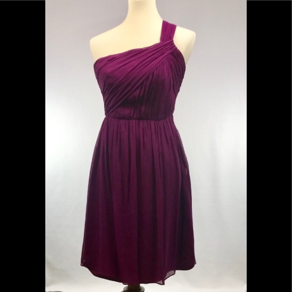 J Crew short formal dress purple pink